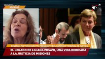 Rosanna Pía Venchiarutti, presidente del Superior Tribunal de Justicia de Misiones, la recordó a Liliana Picazo con su legado hay que trabajar mucho en la credibilidad de la justicia