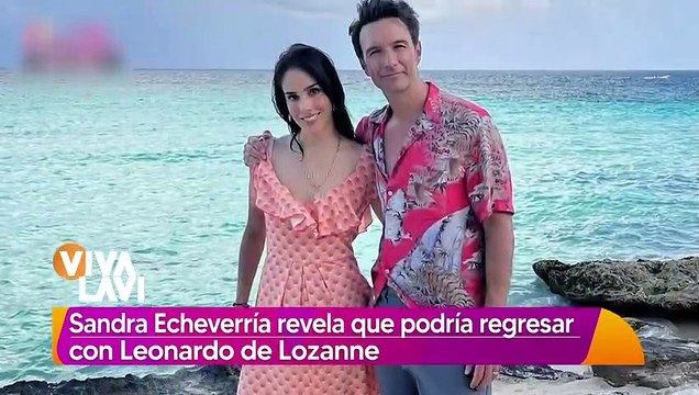 Lo estamos intentando : Sandra Echeverría y Leonardo de Lozanne podrían volver