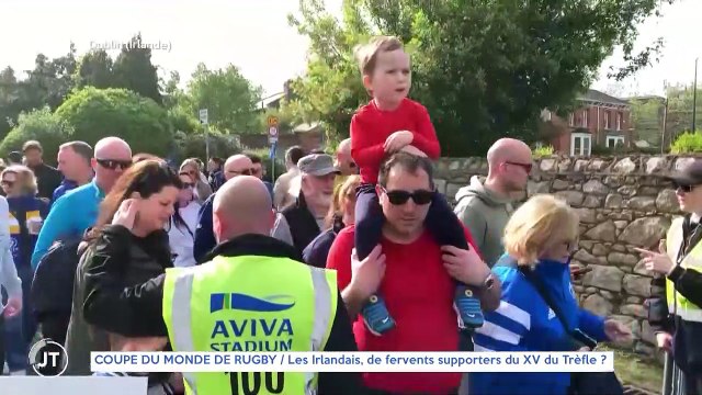 COUPE DU MONDE DE RUGBY / Les Irlandais, de fervents supporters du XV du Trèfle ?