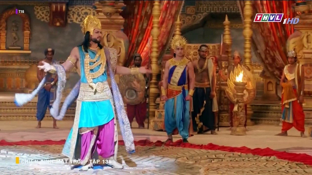 chiến binh mặt trời tập 135 - thvl1 lồng tiếng - phim ấn độ - xem phim phep mau tinh yeu tap 136