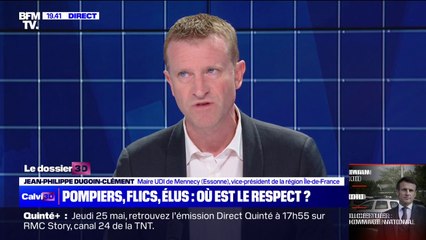 Violences: "On a une forme de désintérêt de la vie commune" pour Jean-Philippe Dugoin-Clément, maire UDI de Mennecy et vice-président de la région Île-de-France