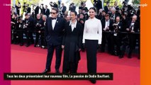 Benoit Magimel et Juliette Binoche assortis et enlacés, retrouvailles complices des ex sur le tapis rouge cannois