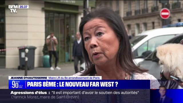 Homme tué par balles à Paris: Il ne faudrait pas que le VIIIe arrondissement devienne le Far West pour la maire (LR) Jeanne d'Hauteserre