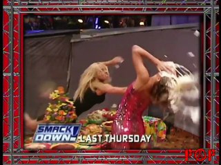 Trish Stratus Vs Stacy Keibler Match