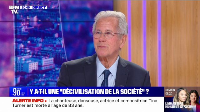 Violences: C'est le règne de l'individualisme, il n'y a plus de vie collective estime Jean-Louis Debré, ancien ministre de l’Intérieur