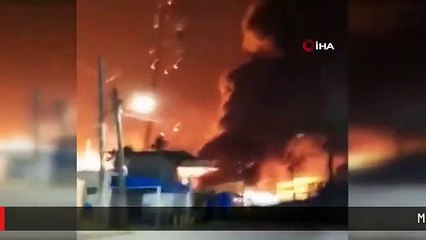 Meksika'da petrol rafinerisinde yangın: 4 yaralı