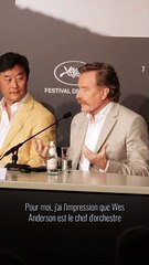 Bryan Cranston en conférence de presse, lors du Festival de Cannes.