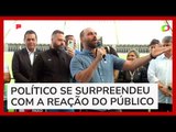 Eduardo Bolsonaro se incomoda com vaias em estádio do Corinthians: 'Meu pai que é palmeirense'