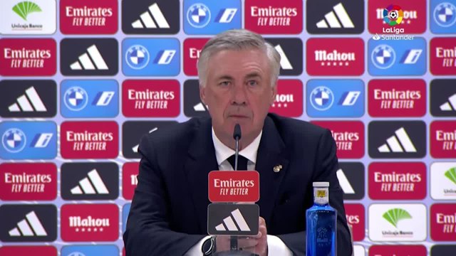 Rueda de prensa de Ancelotti tras el Real Madrid 2 Rayo 1