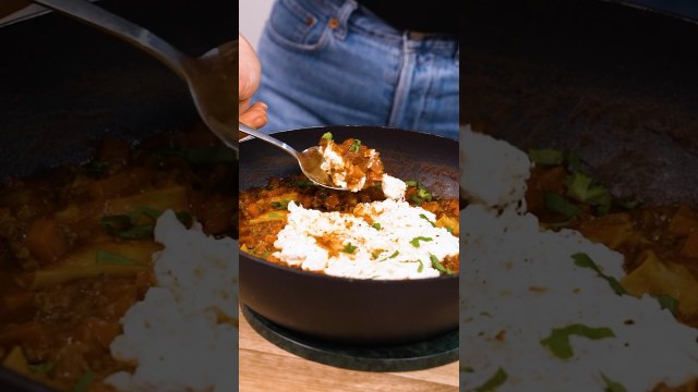 Lasagnes légères à la poêle