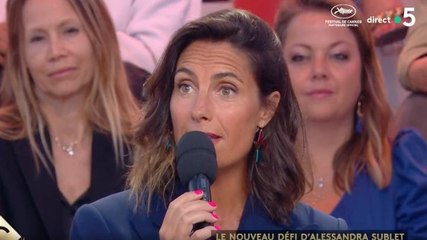 Alessandra Sublet dans C à vous