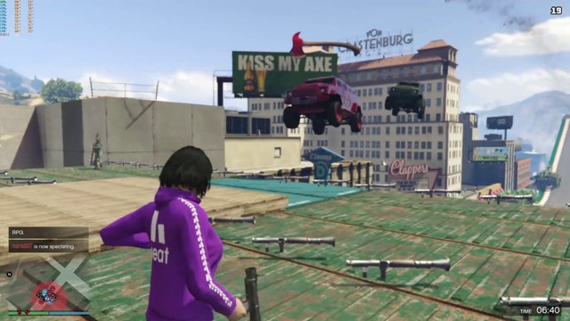 Grand Theft Auto 5 I GTA 5 Online Gameplay RPG VS Insurgent Cars