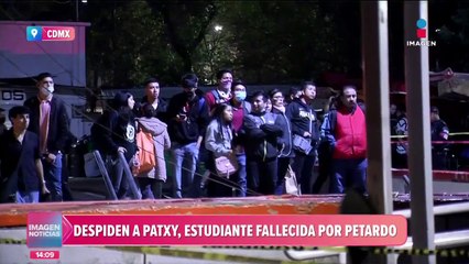 Despiden a Patxi Ximena, estudiante que murió tras el ataque con un petardo