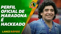 Hacker invade conta de Maradona, troca foto de perfil e faz série de publicações - LANCE! Rápido