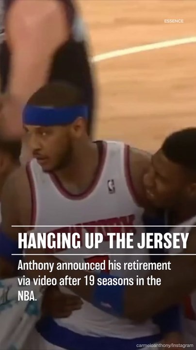 WATCH: In My Feed- Carmelo Anthony Announces Retirement And Spotlights