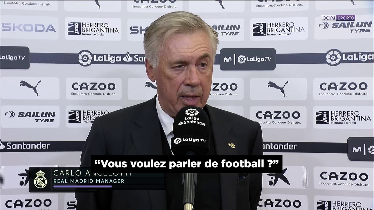 Carlo Ancelotti RECADRE une journaliste espagnole après les insultes proférées à Vinicius Jr !