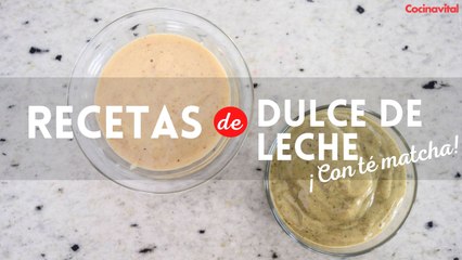 Cómo hacer dulce de leche tradicional ¡Dale un giro con té matcha!
