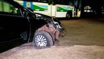 Motorista se envolve em acidente na Avenida Carlos Gomes e acaba detido por embriaguez ao volante