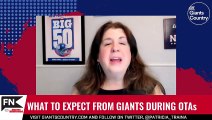 What to expect from Giants OTAs