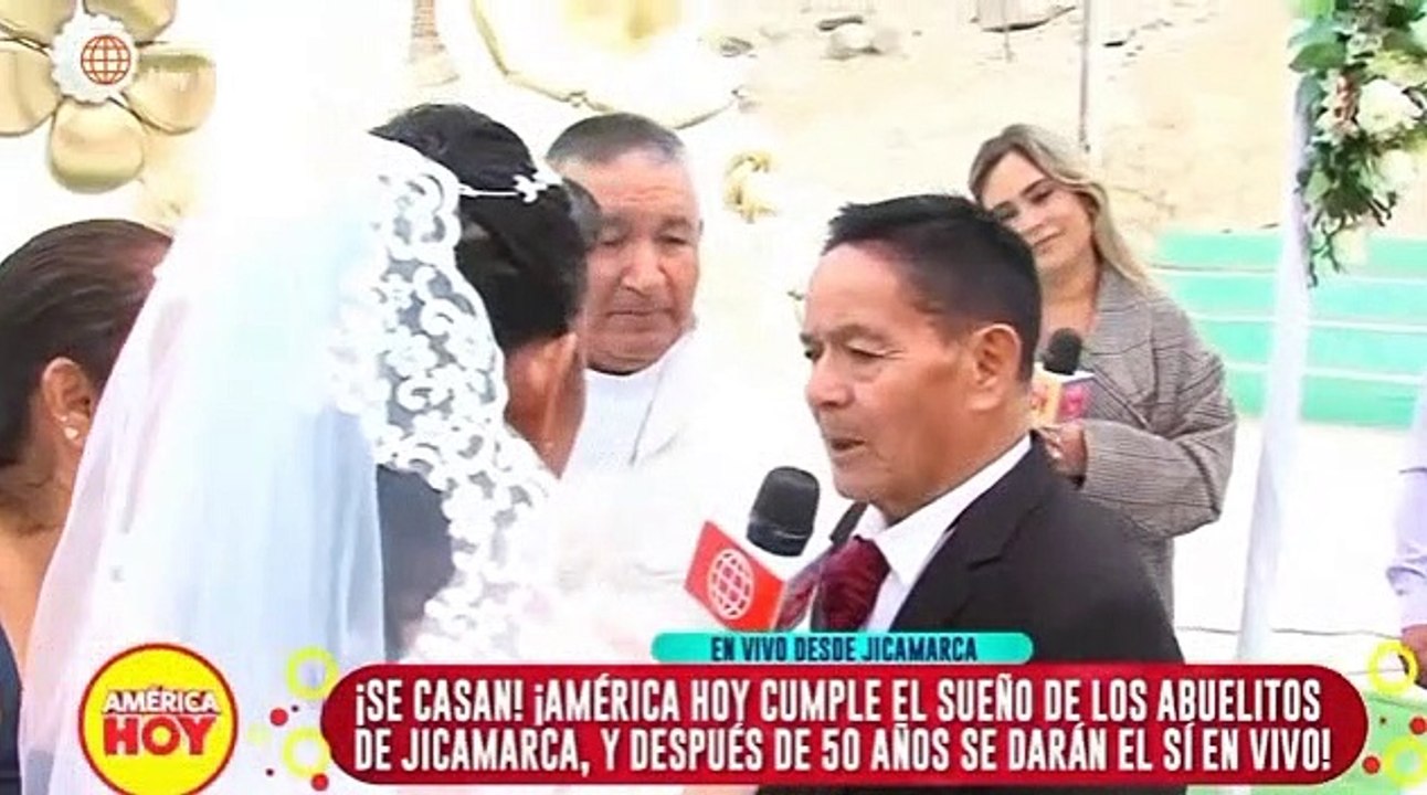 Ethel Pozo llora en "America hoy"