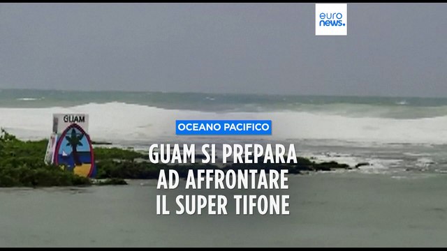 Il tifone Mawar travolge l'isola di Guam