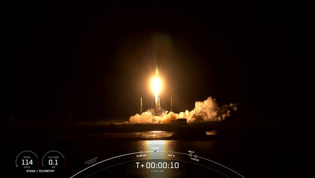SpaceX Launched Big Starlink Batch From Florida