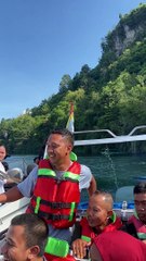 Speed Boat Comes in a Bit Too Hot