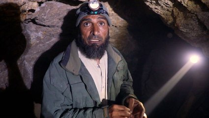 How miners use war weapons to hunt for rare jewels in Afghanistan