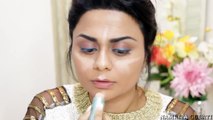 DAYTIME PARTY MAKEUP TUTORIAL   Blue Liner   Pink Lips