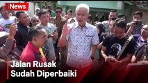 Ganjar Tegur Warga yang Viralkan Jalan Rusak Lewat Aksi Teatrikal di Batang