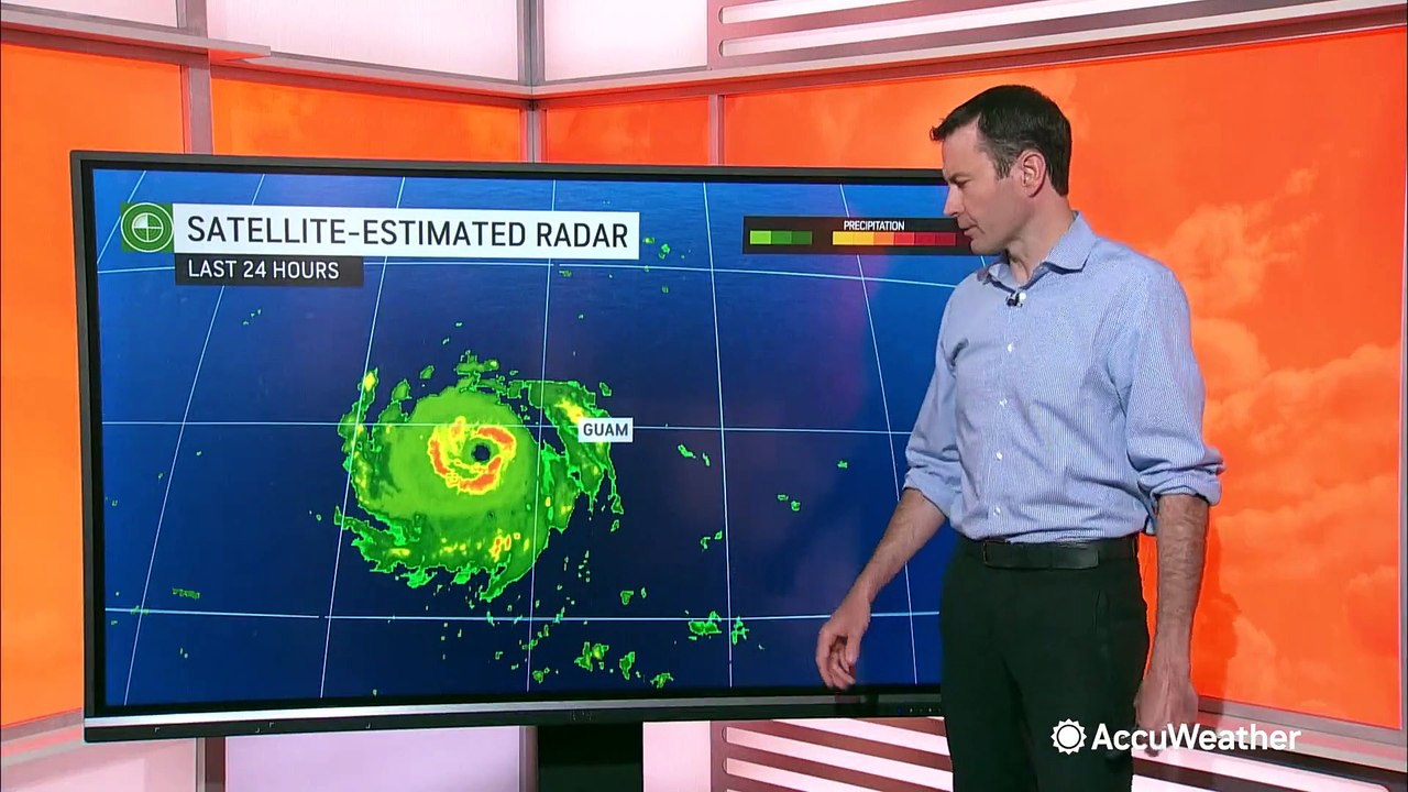 Typhoon Mawar hammers Guam before continuing west