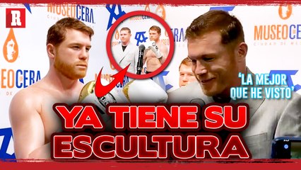 CANELO es INMORTALIZADO con ESTATUA de cera
