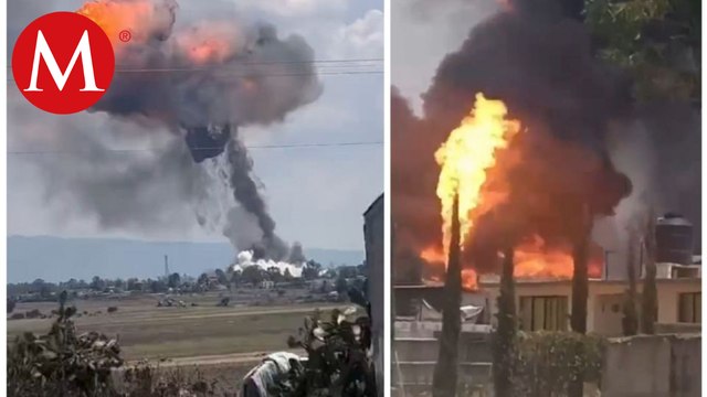 Reportan siete heridos por explosión de toma clandestina Polotitlán, Estado de México