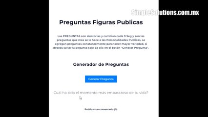 AUTO-Entrevistador-QUE te Conozca tu PÚBLICO!! Las Preguntas más echas a Famosos!!