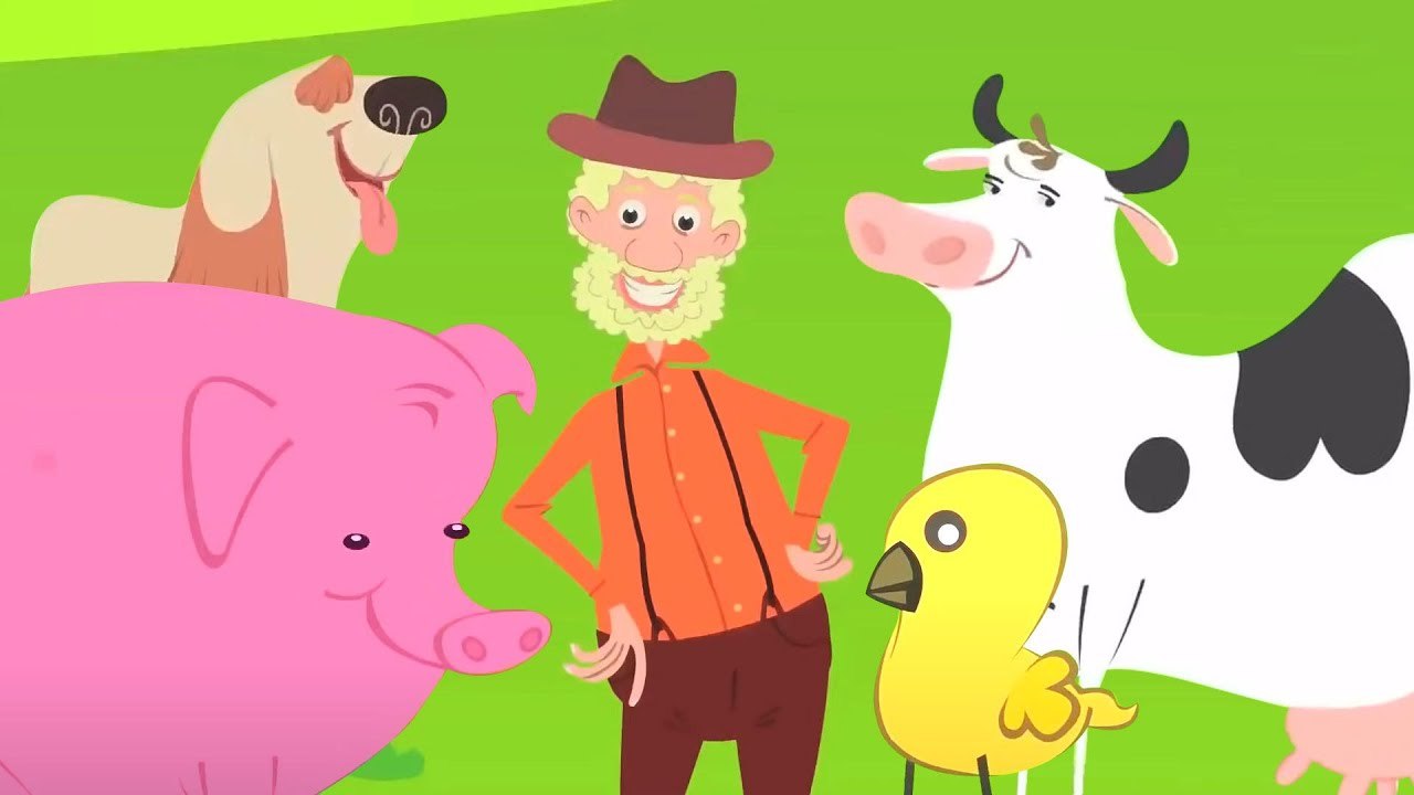 Old MacDonald Had A Farm, Childhood Classic Rhyme for Kids