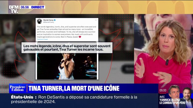 Mariah Carey, Mick Jagger, les hommages à la reine du rock and roll , Tina Turner se multiplient