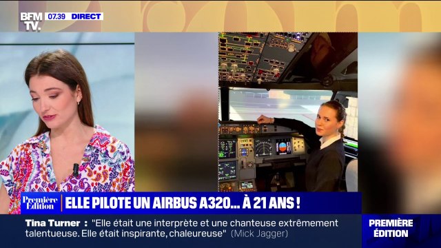 Le choix de Marie - À 21 ans, cette jeune femme pilote déjà un Airbus A320