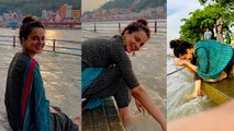 Kangana Ranaut Kedarnath Darshan के बाद Haridwar Ganga River पर बिताई सुहानी शाम, Watch Video |
