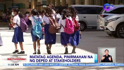Matatag Agenda, pinirmahan na ng DepEd at stakeholders | BT