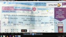 railway ticket mein kya kya likha hota hai