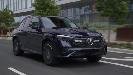 The new Mercedes-Benz 2023 GLC SUV Driving Video