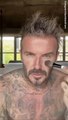 David Beckham shows off his skincare routine to Instagram in bizarre shirtless video. He says that he likes to take care of his skin and uses a Victoria Beckham Beauty approved routine.