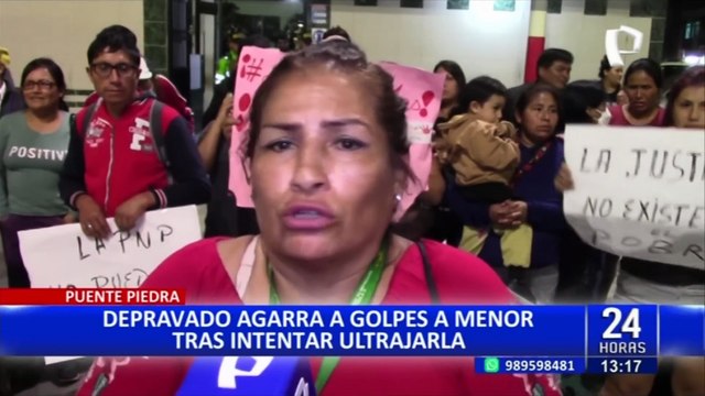 Puente Piedra: vecinos exigen cárcel para sujeto que intentó abusar de una niña
