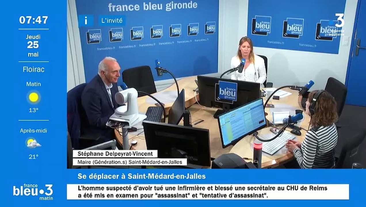 Stéphane Delpeyrat-Vincent, maire de Saint-Médard en Jalles