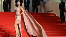 Cannes Red Carpet 2023 : Sunny Leone Pink Blush Thigh High Slit Gown Look Viral | Boldsky