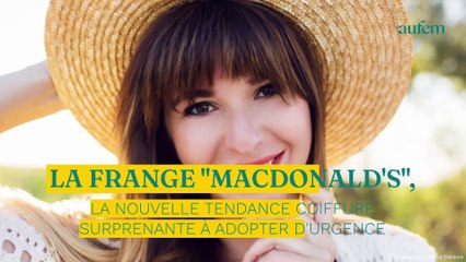 Download Video: La frange “McDonald’s”, la nouvelle tendance coiffure surprenante à adopter d'urgence