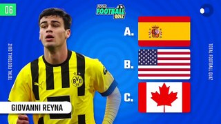 GUESS THE COUNTRY OF EACH PLAYER - TFQ QUIZ FOOTBALL 2023