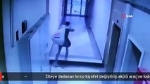 Siteye dadanan hırsız kıyafet değiştirip akülü araç ve kablo çaldı... O anlar kamerada