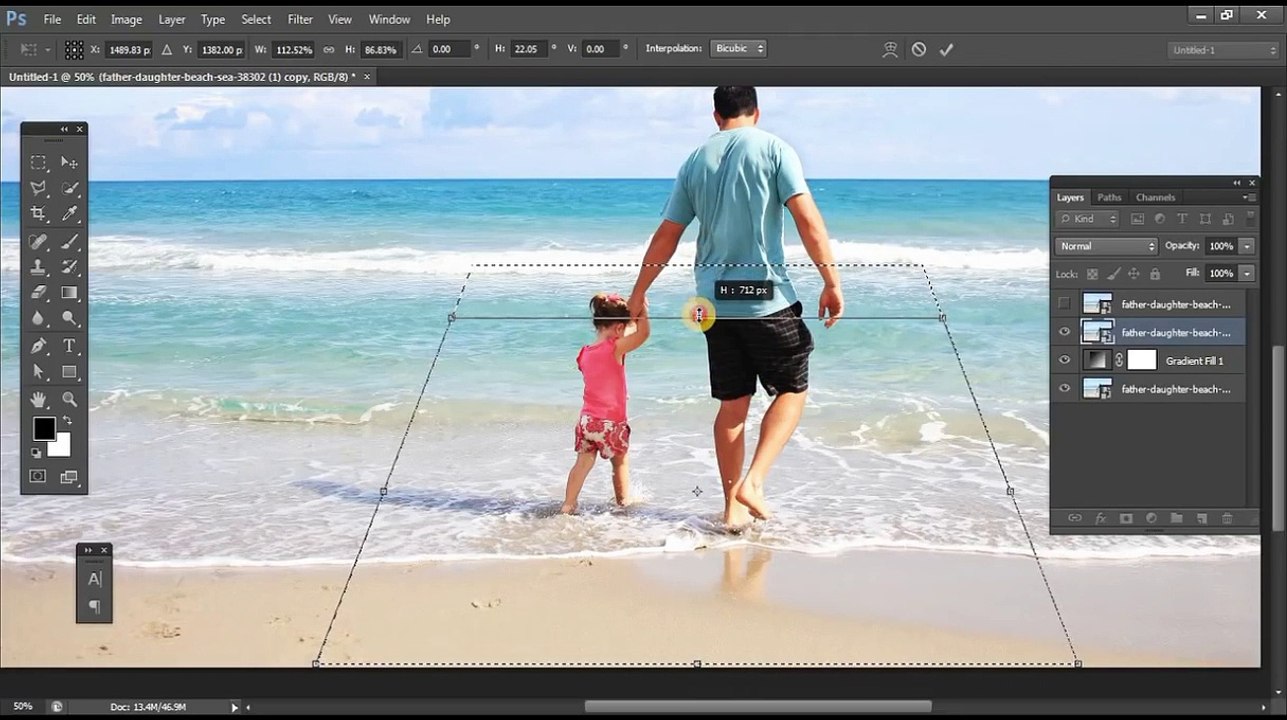 3D Pop Out Photo Effect in Photoshop | How to Create 3D Pop Out Photo effect in Photoshop in Urdu