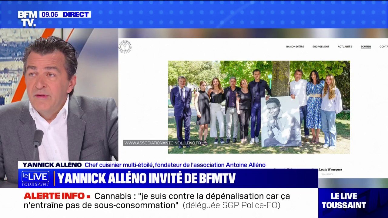 "C'est 708 gamins qui partent tous les jours en France": Yannick Alléno témoigne sur BFMTV